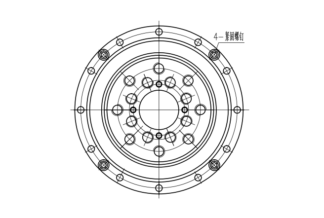 谐波减速器用交叉滚子轴承CSG(CSF)型结构尺寸 谐波减速器用交叉滚子轴承CSG(CSF)型结构尺寸